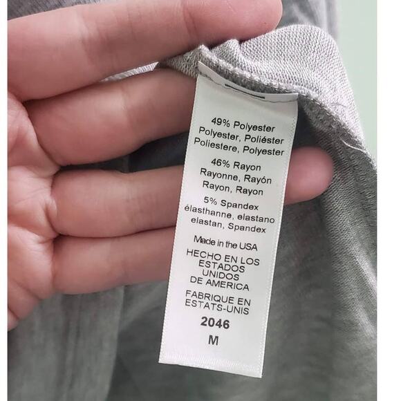 NWT! Michael Stars Madison Brushed Jersey Lacy Boxy Top Turtleneck Size Medium - Picture 9 of 12